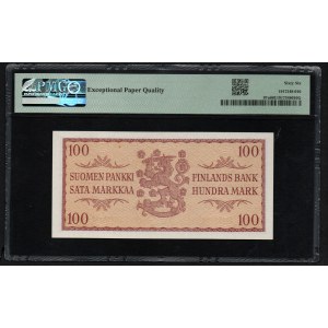Finland 100 Markkaa 1957 - PMG 66 EPQ Gem Uncirculated