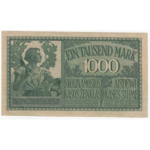 Germany (Occupation of Lithuania WWI, Kowno) 1000 Mark 1918