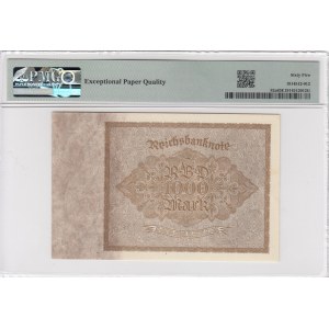 Germany 1000 Mark 1922 - PMG 65 EPQ Gem Uncirculated