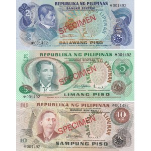 Philippines 2-100 Piso 1978 - Specimens (6)