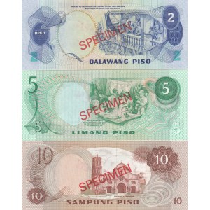 Philippines 2-100 Piso 1978 - Specimens (6)