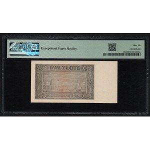 Poland 2 Zlote 1948 - PMG 66 EPQ Gem Uncirculated