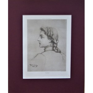 Piotr Stachiewicz (1858 - 1938), Oleńka („Potop”) z cyklu kobiety Sienkiewicza z Trylogii,1898