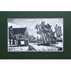 Zdzisław Król (1921 - 2002), villaggio a Żuławy
