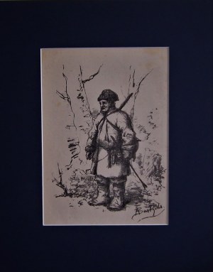 Artur BARTELS (1818-1885), Myśliwy,1881
