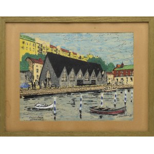 Painter unspecified, Goteborg fish market, Sweden, 1971