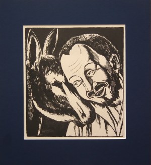 Władysław Lam (1893-1984), Sancho Pansa z przyjacielem, 1933