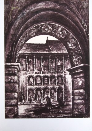 Jan Kulikowski (1914-1995), Kraków Wawel, 1977