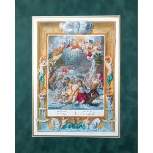 Bernard Picart (1673 - 1733), Potop, Scena mitologiczna, 1731