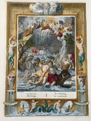 Bernard Picart (1673 - 1733), Potop, Scena mitologiczna, 1731