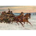 Tadeusz Rybkowski (1848 - 1926), Koncert na saniach