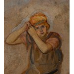 Wlastimil Hofman (1881 - 1970), Sitting Girl.