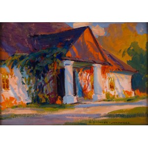 Bronisława Rychter-Janowska (1868 - 1953), Polski dworek o zachodzie słońca