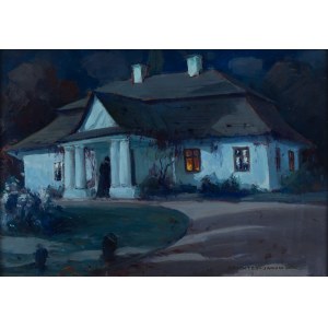 Bronisława Rychter-Janowska (1868 - 1953), Dworek szlachecki w nocy
