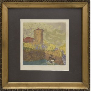 Władysław BIELECKI (1896-1943), Schloss Wawel - Bastei Sandomierz
