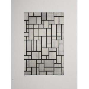 Piet MONDRIAN (1872-1944), Composition avec grille 2