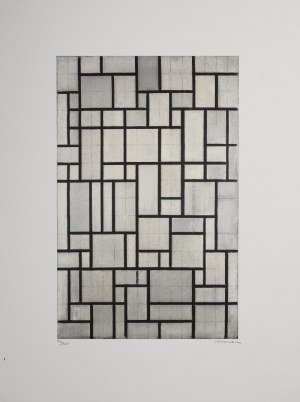 Piet MONDRIAN (1872-1944), Composition with Grid 2