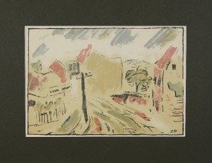 Zbigniew PRONASZKO (1885-1958), Ulica w Suchej, 1928