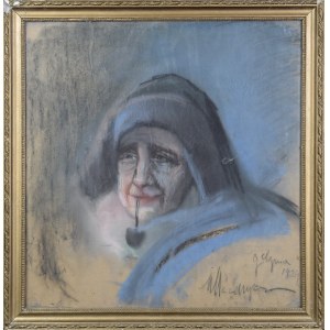 Pittore non specificato, Vecchio pescatore, 1929