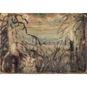 Polnischer Maler, nicht näher bezeichnet, um 1945, Landschaft