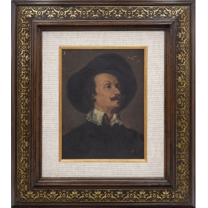 Painter unspecified, 19th century, Portrait of Peter Snayers - by Antoon van Dyck