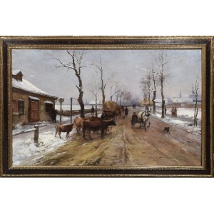 Malarz nieokreślony, Ruchliwa ulica