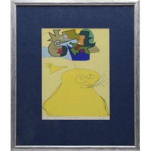 Christian ROESCH (XX-XXI w.), Żółty kot [Yellow Puss], 1997