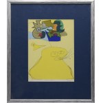 Christian ROESCH (XX-XXI w.), Żółty kot [Yellow Puss], 1997