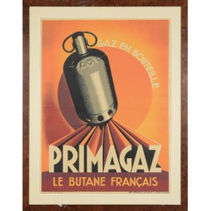 Edmond MAURUS (XX w.), Plakat - PRIMAGAZ LE BUTANE FRANÇAIS