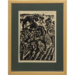Władysław RZĄB (1910-1992), Kartoffeln ausgraben, 1976