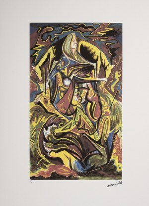 Jackson POLLOCK (1912-1956), Kompozycja z kobietą