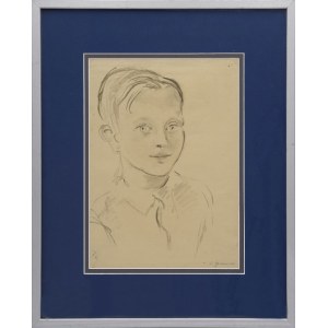 Stanisław GRABOWSKI (1901-1957), Portret chłopca