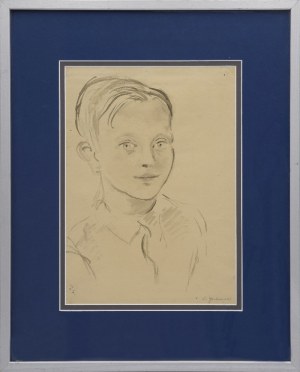 Stanisław GRABOWSKI (1901-1957), Portret chłopca