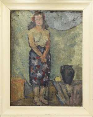 Ewa ŚWIĄDZYŃSKA (ur. 1958), Kolorowa spódnica