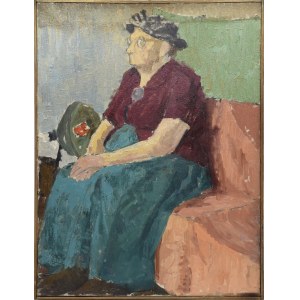 Ewa ŚWIĄDZYŃSKA (geboren 1958), Sitzende Frau
