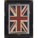 The three flags of Australia, the US and the UK