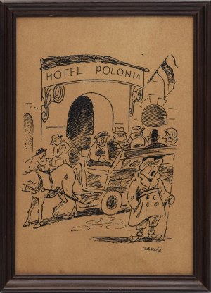 Jerzy ZARUBA (1891-1971) wg, Hotel Polonia