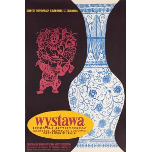 proj. Józef MROSZCZAK (1910-1975), Wystawa Rzemiosła Artystycznego Chińskiej Republiki Ludowej, 1954