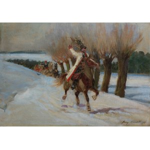 Jerzy Kossak, Wesele krakowskie zimą