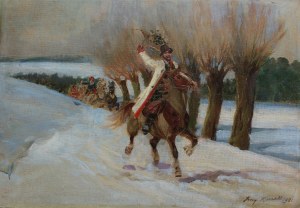Jerzy Kossak, Wesele krakowskie zimą
