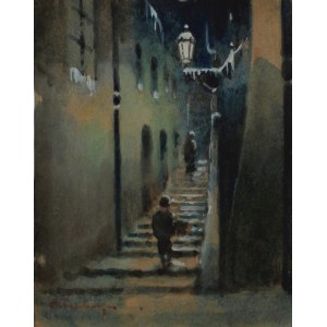 Marian Puchalski, Kamienne Schodki Street in Warsaw