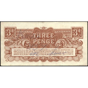 Great Britain. 3 Pence 1948 With Contemporary Notation