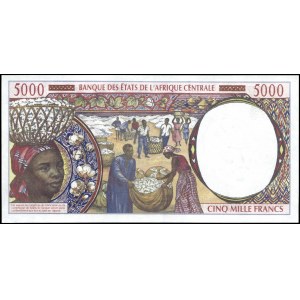 Congo. 5000 Francs 2000