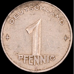 Germany. DDR 1 Pfennig 1952 E Muldenhütten