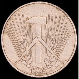 Germany. DDR 1 Pfennig 1952 E Muldenhütten