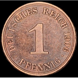 Germany. Empire 1 Pfennig 1906 A