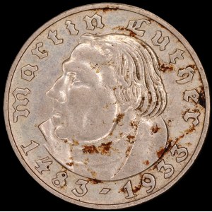 Germany. Third Reich 1933 A Berlin Martin Luther Silver
