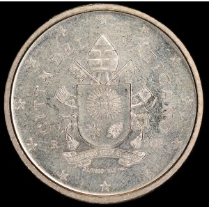 Vatican City. 50 Cent 2018 Franciscus