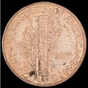 United States of America. 10 Cents 1945 Philadelphia Silver
