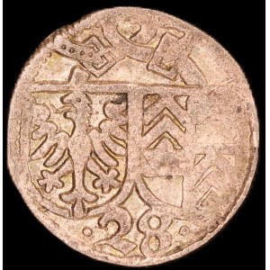 Germany. Königstein 1 Pfennig 1528 Silver